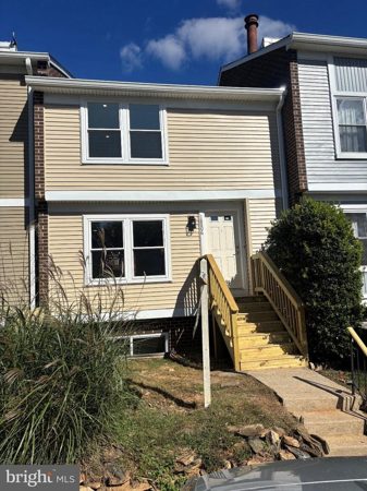 Front entrance with newly built landing and stairs