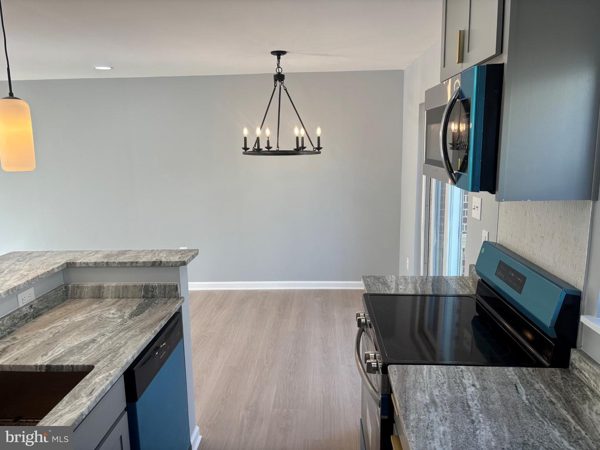 Separate dining area